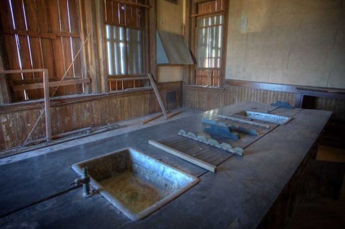 Abandoned high school, Goldfield, Nevada