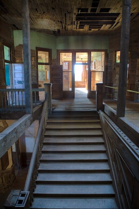 Abandoned high school, Goldfield, Nevada