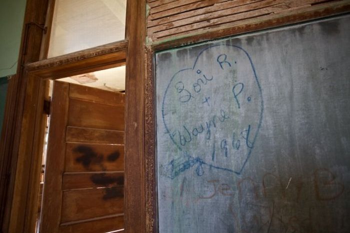 Abandoned high school, Goldfield, Nevada