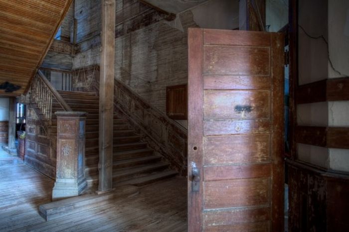 Abandoned high school, Goldfield, Nevada