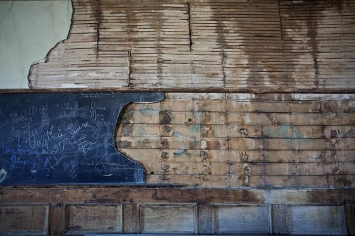 Abandoned high school, Goldfield, Nevada