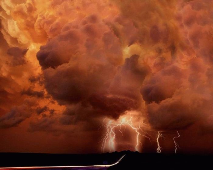 storms, lightnings and tornadoes