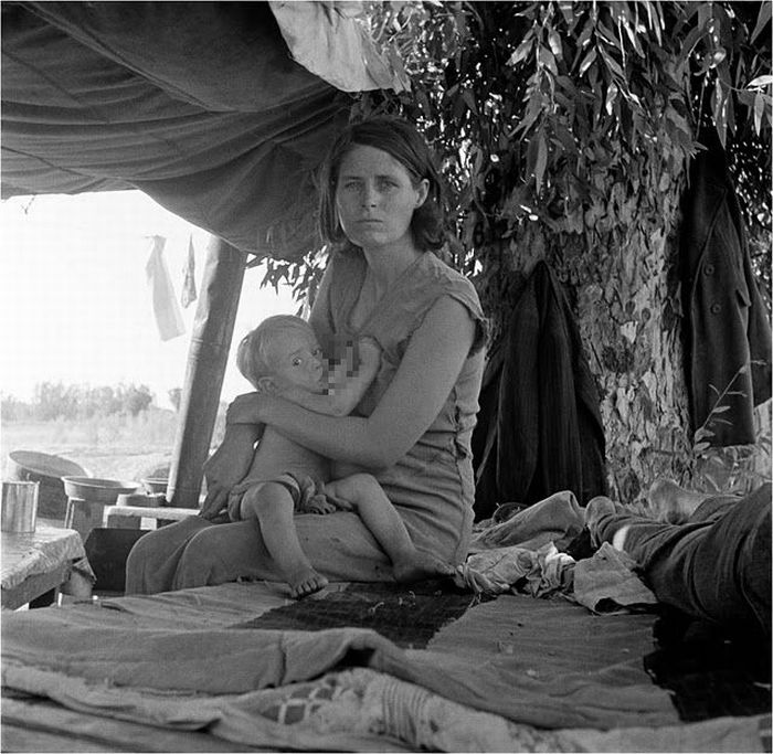 History: The Great Depression by Dorothea Lange, 1939-1943, United States