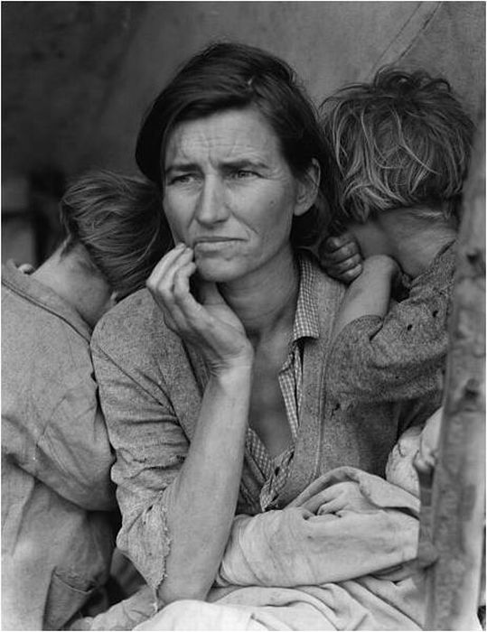 History: The Great Depression by Dorothea Lange, 1939-1943, United States