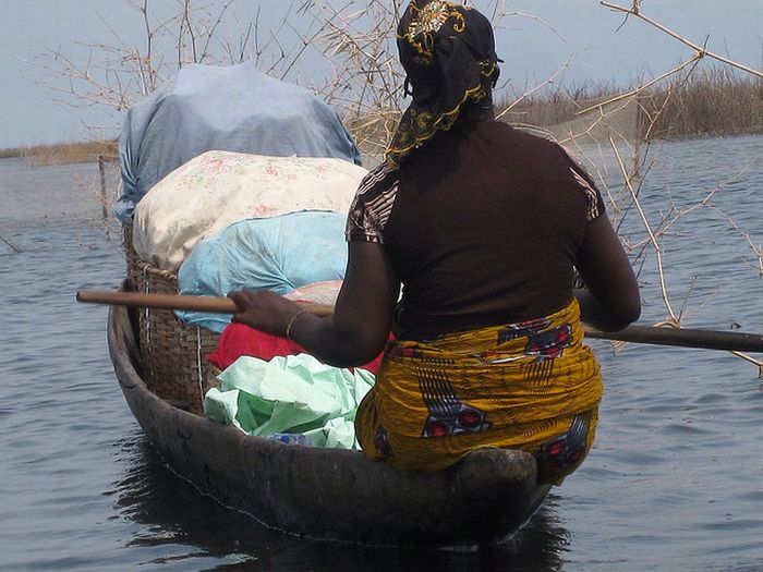 Ganvie lake village, Benin, Lake Nokoué, Cotonou, Africa