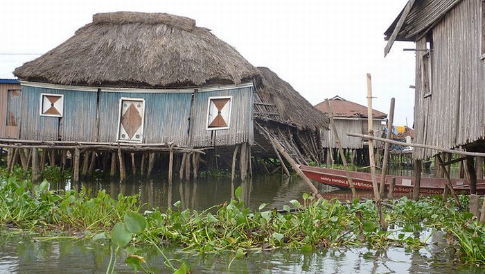 Ganvie lake village, Benin, Lake Nokoué, Cotonou, Africa