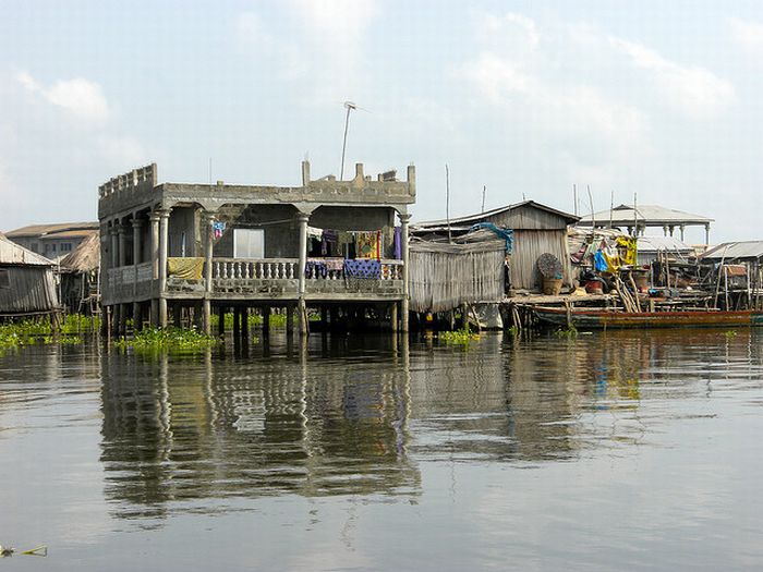 Ganvie lake village, Benin, Lake Nokoué, Cotonou, Africa