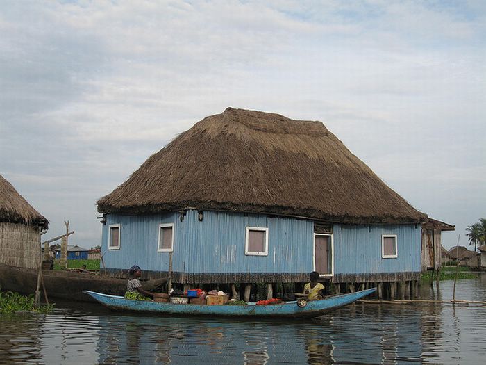 Ganvie lake village, Benin, Lake Nokoué, Cotonou, Africa