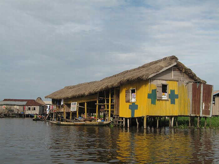 Ganvie lake village, Benin, Lake Nokoué, Cotonou, Africa