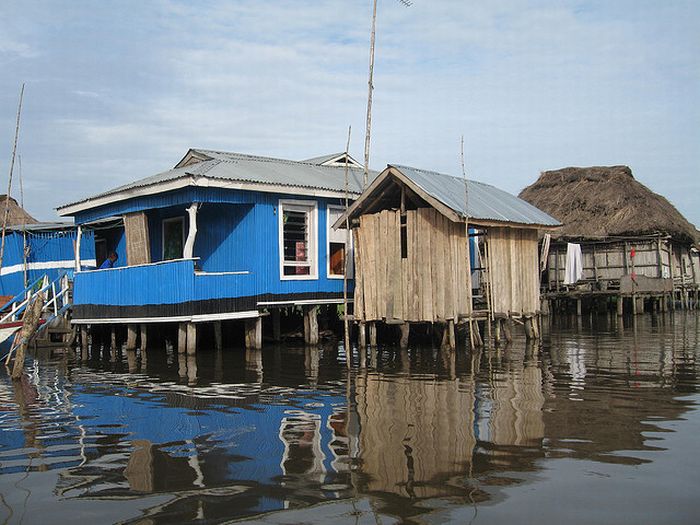 Ganvie lake village, Benin, Lake Nokoué, Cotonou, Africa