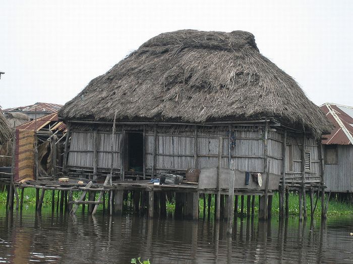 Ganvie lake village, Benin, Lake Nokoué, Cotonou, Africa