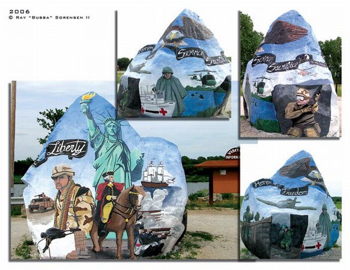 The Freedom Rock, Des Moines, Iowa, United States