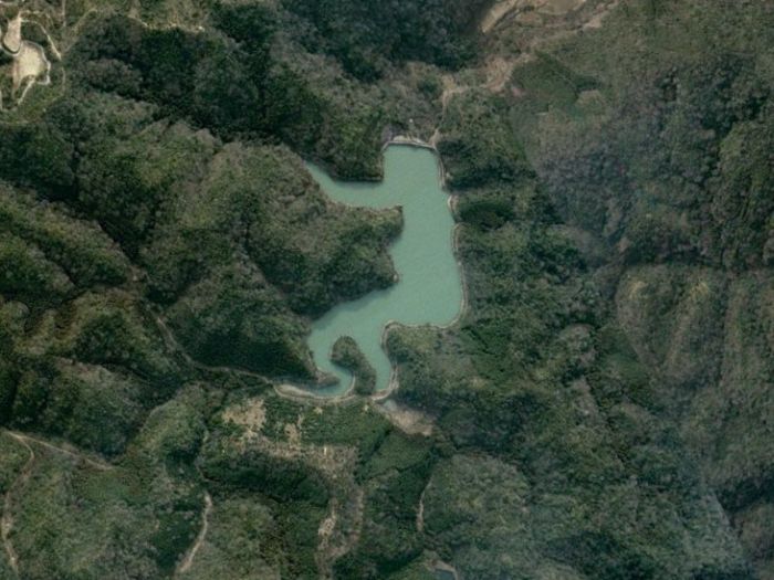 bird's-eye view aerial landscape photography