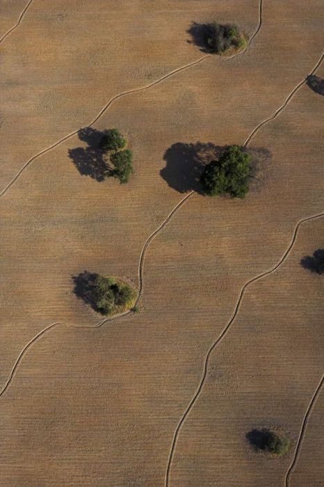 bird's-eye view aerial landscape photography