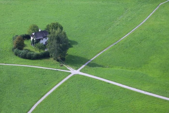 bird's-eye view aerial landscape photography