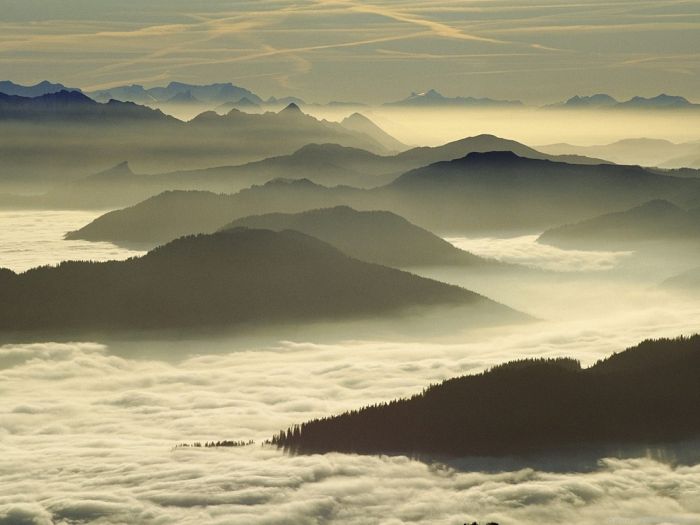 bird's-eye view aerial landscape photography