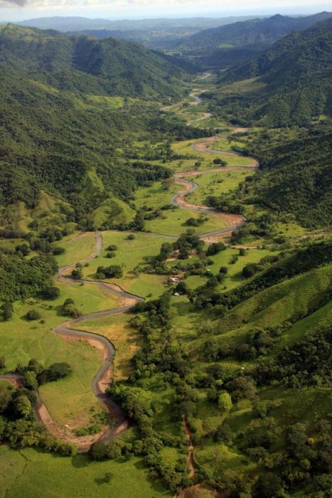 bird's-eye view aerial landscape photography