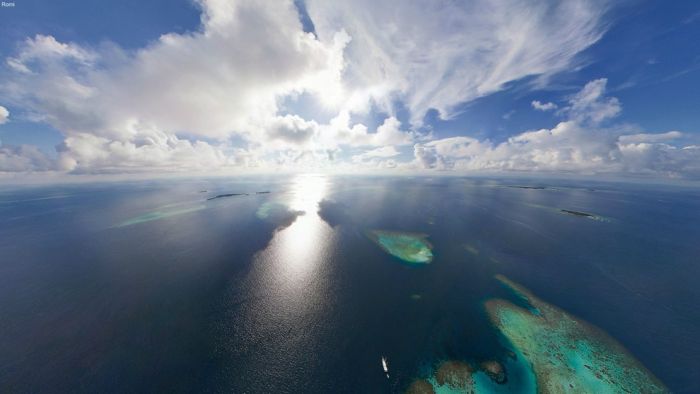 bird's-eye view aerial landscape photography