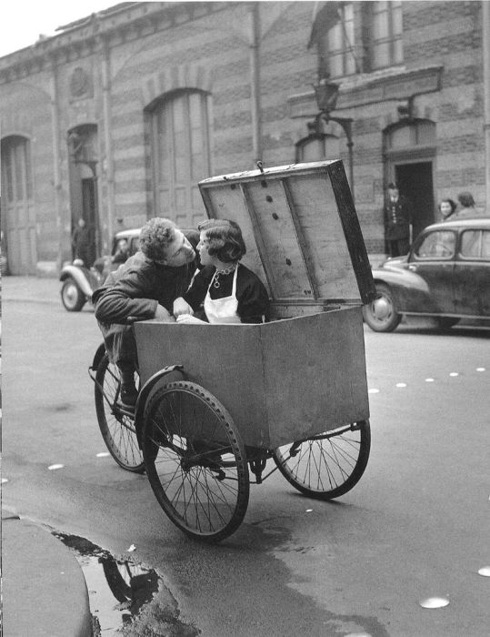 History: Paris in 1940-50s, France by Robert Doisneau