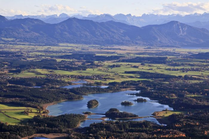 bird's-eye view aerial landscape photography