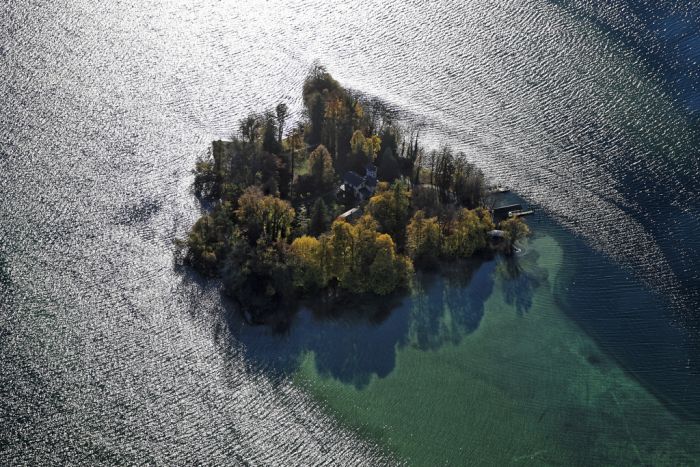 bird's-eye view aerial landscape photography