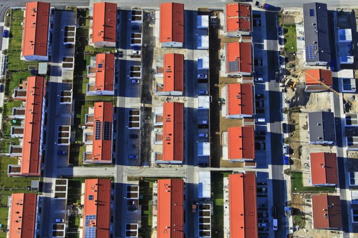 bird's-eye view aerial landscape photography