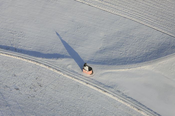 bird's-eye view aerial landscape photography