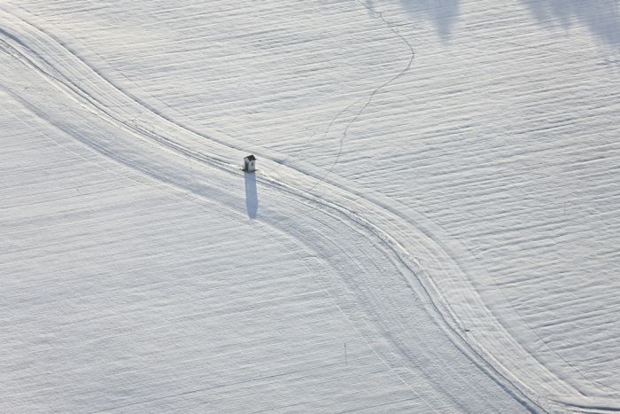 bird's-eye view aerial landscape photography