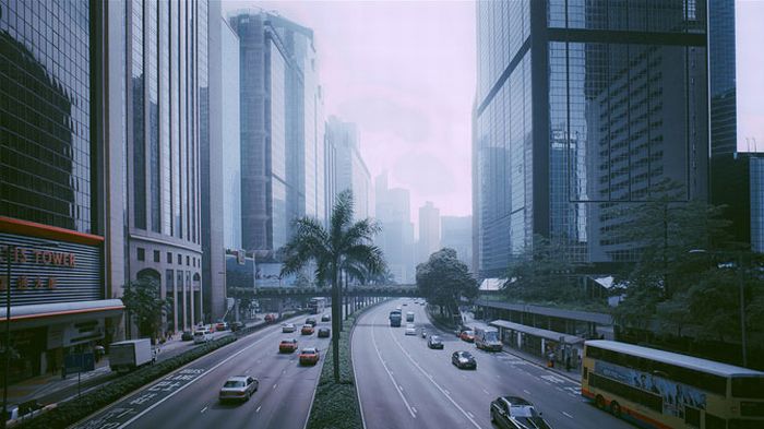 Infrared photography, Hong Kong, China