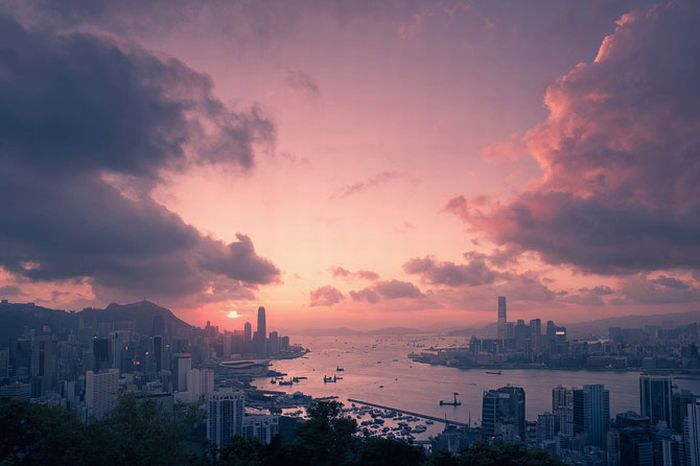 Infrared photography, Hong Kong, China