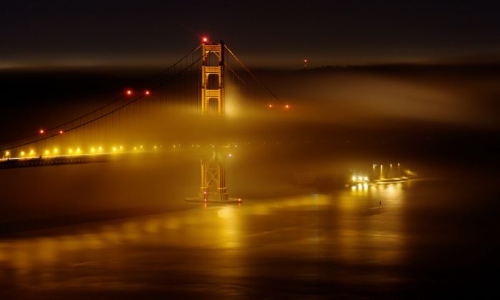 San Francisco at night, California, United States