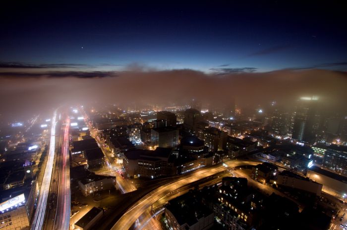 San Francisco at night, California, United States