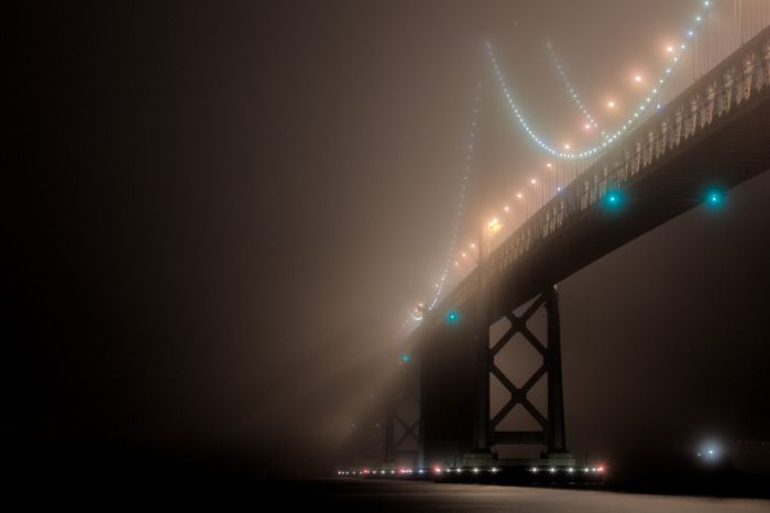 San Francisco at night, California, United States