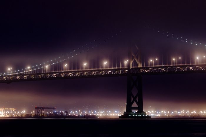 San Francisco at night, California, United States