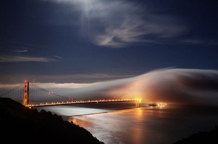 San Francisco at night, California, United States