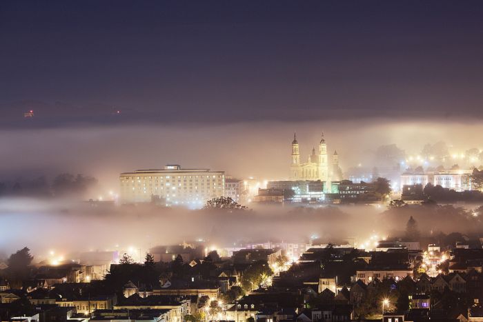 San Francisco at night, California, United States