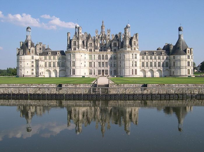 castle surrounded by water