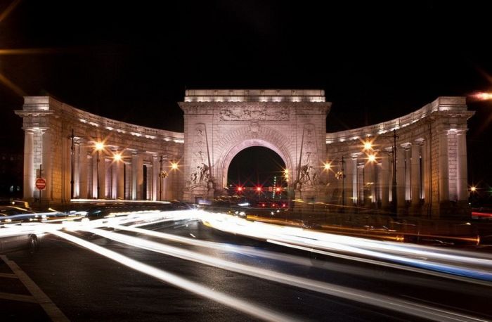 New York City at night, New York, United States