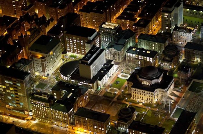 New York City at night, New York, United States