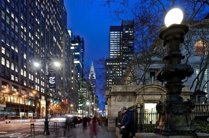 New York City at night, New York, United States