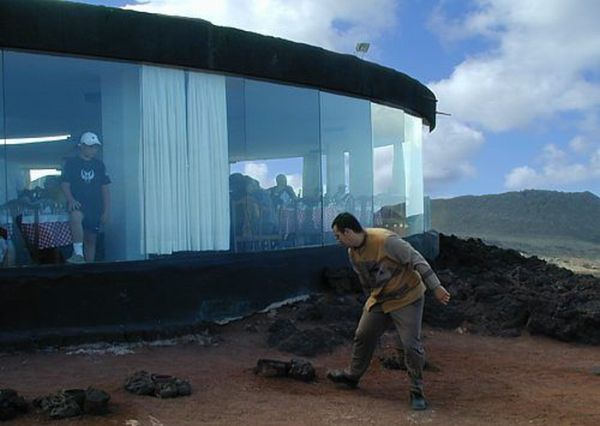 El diablo restaurant, Timanfaya National Park, Lanzarote, Spain