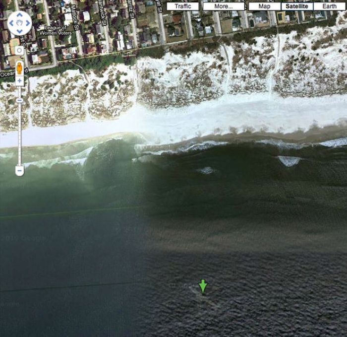 Interesting places on Google Earth