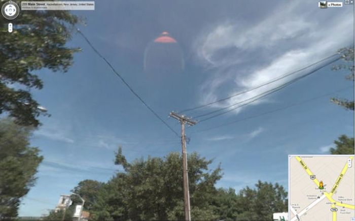 Interesting places on Google Earth