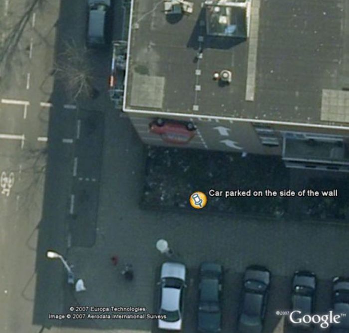 Interesting places on Google Earth