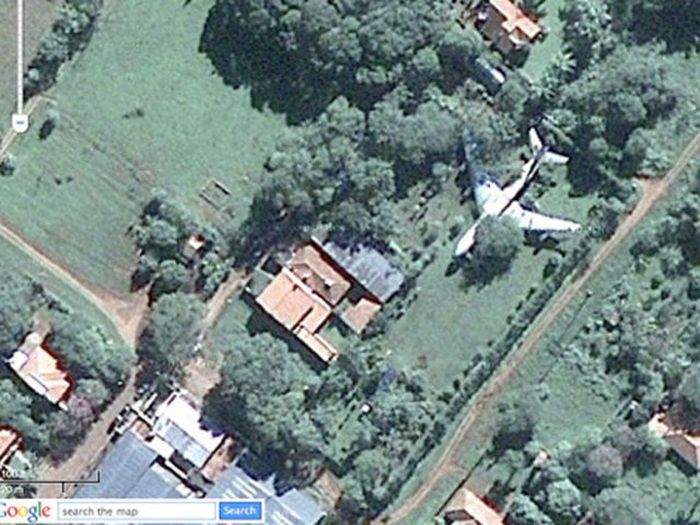 Interesting places on Google Earth