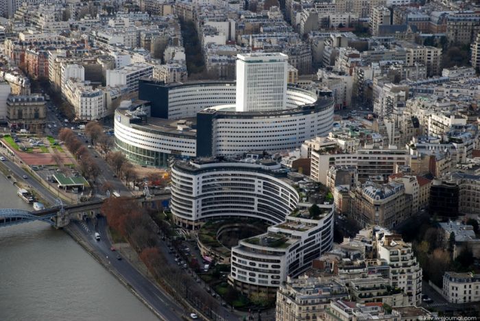 Bird's-eye view of Paris, France