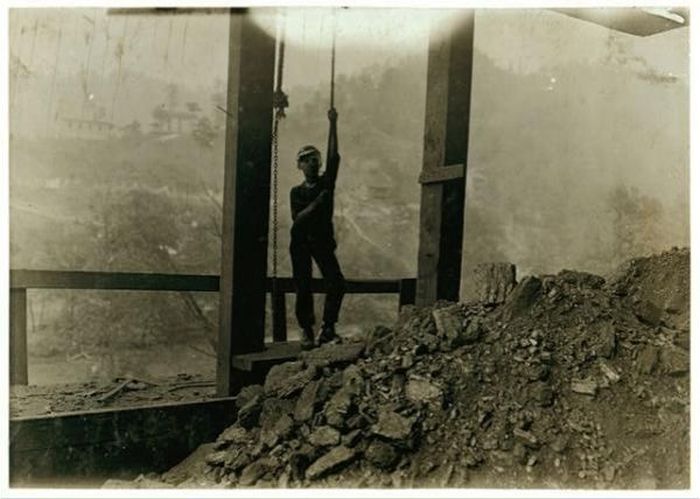 Child miners, 20th century, United States