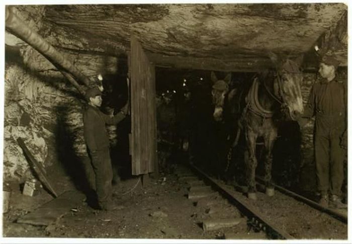 Child miners, 20th century, United States