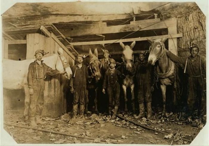 Child miners, 20th century, United States