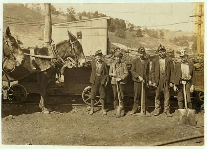 Child miners, 20th century, United States